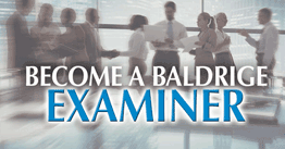 Become a Baldrige Examiner in 2021 